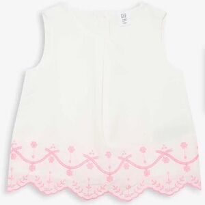 GAP White Toddler Top Size 3T/4T